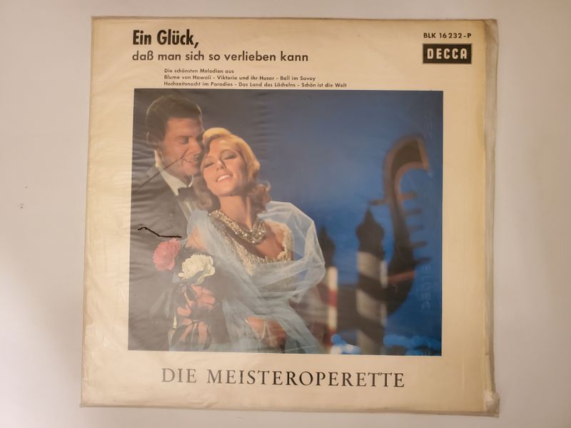Unknown (Die Meisteroperette) Ein Gl?ck, da? man sich so verlieben kann vinyl record